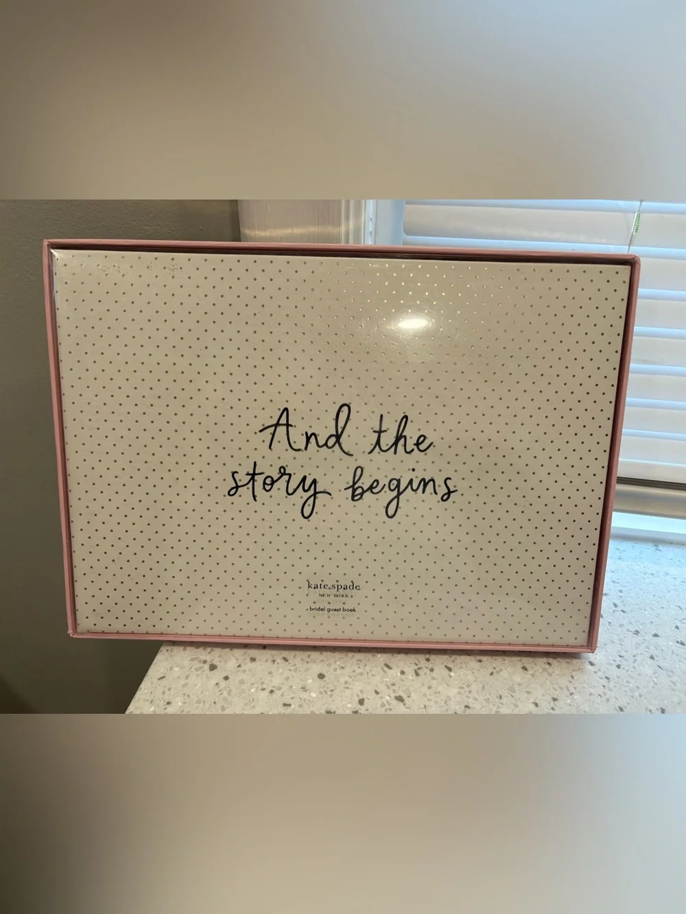 👰‍♀️👰‍♀️Kate Spade New York signature wedding guestbook- NEW